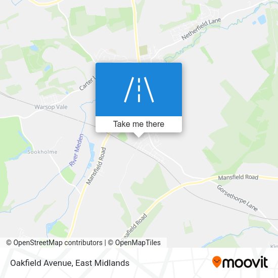Oakfield Avenue map