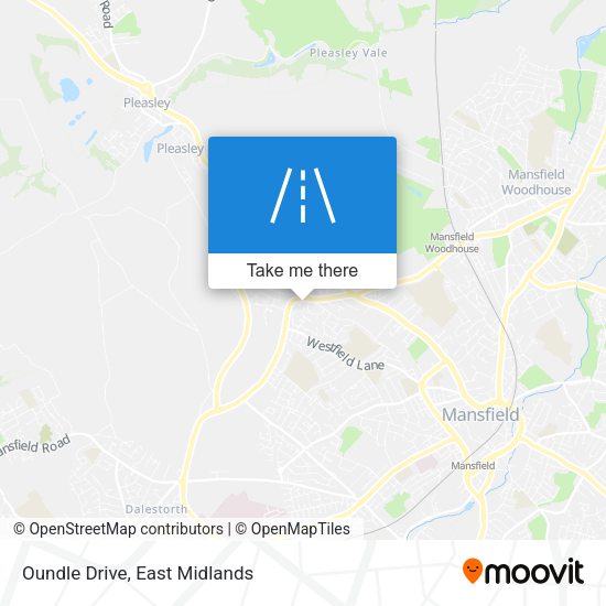 Oundle Drive map