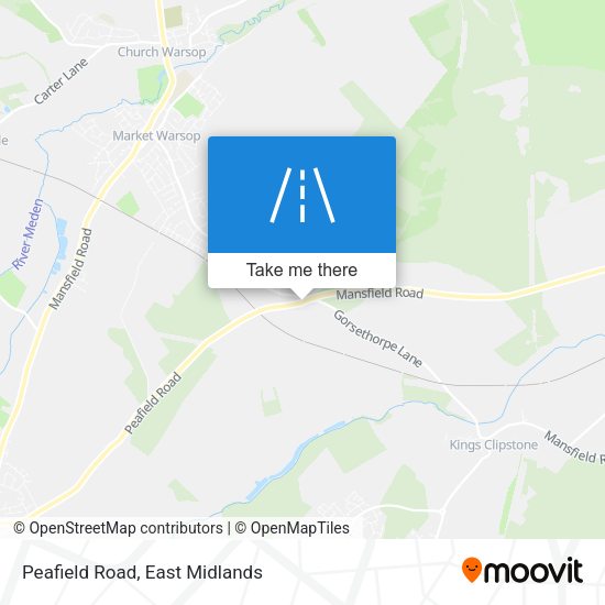 Peafield Road map