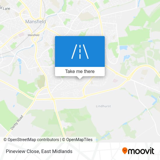 Pineview Close map