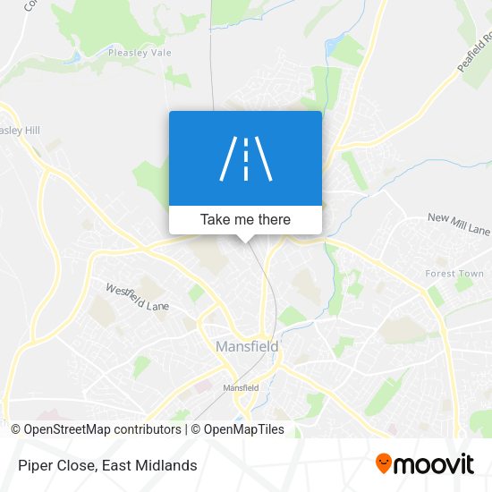 Piper Close map