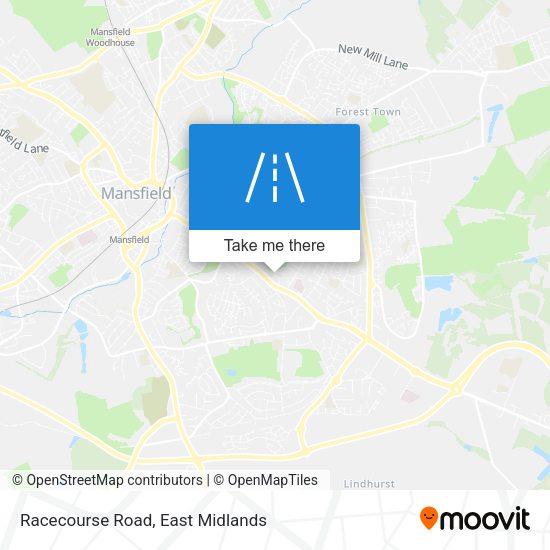 Racecourse Road map
