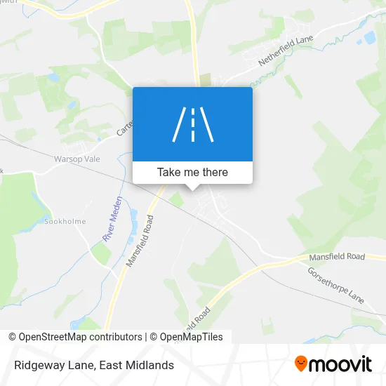 Ridgeway Lane map