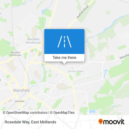 Rosedale Way map