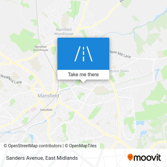 Sanders Avenue map