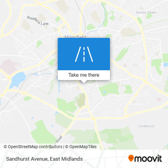 Sandhurst Avenue map