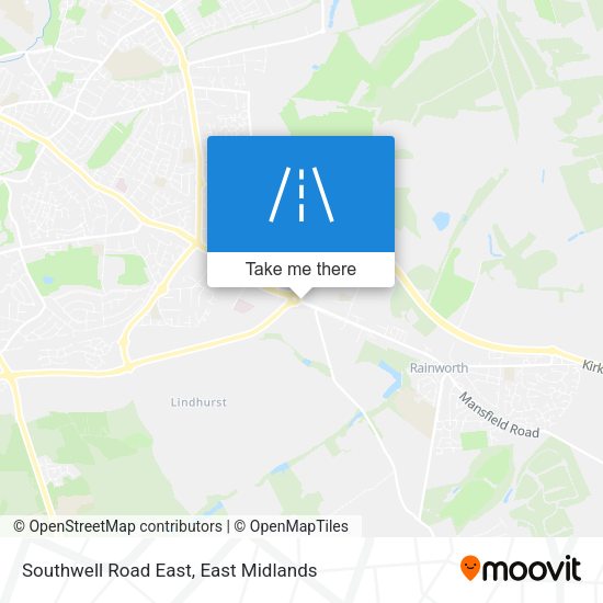 Southwell Road East map