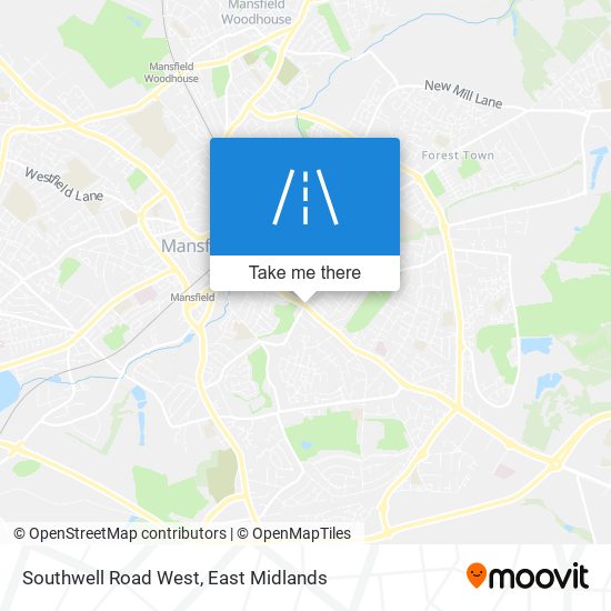 Southwell Road West map