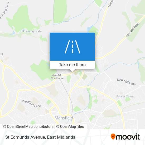 St Edmunds Avenue map
