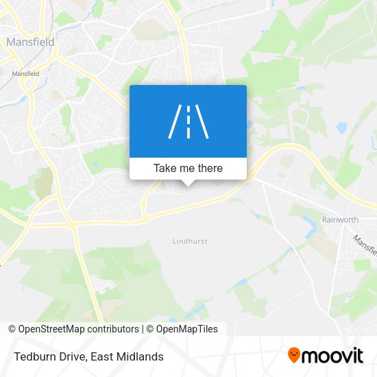 Tedburn Drive map