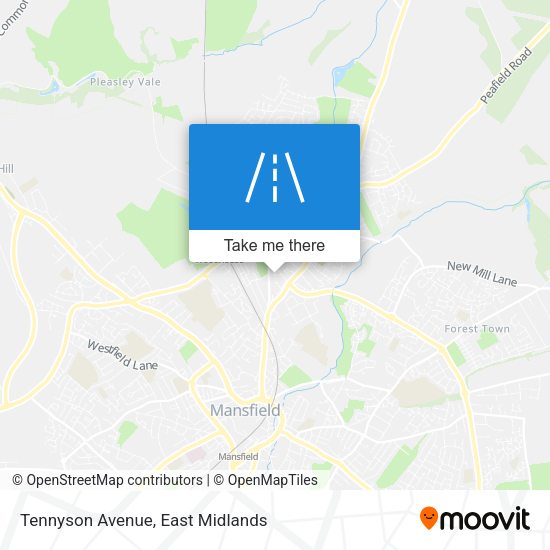 Tennyson Avenue map
