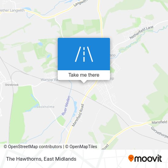 The Hawthorns map