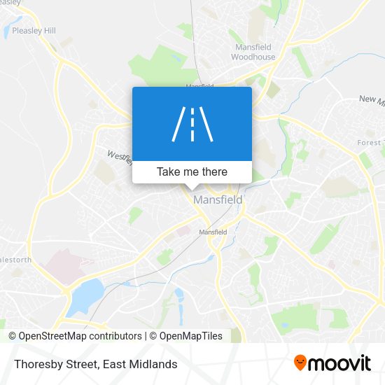 Thoresby Street map