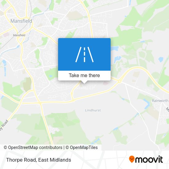 Thorpe Road map