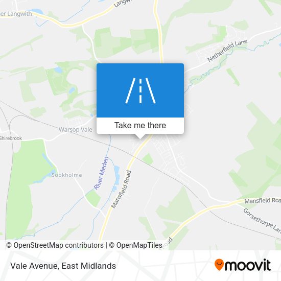 Vale Avenue map