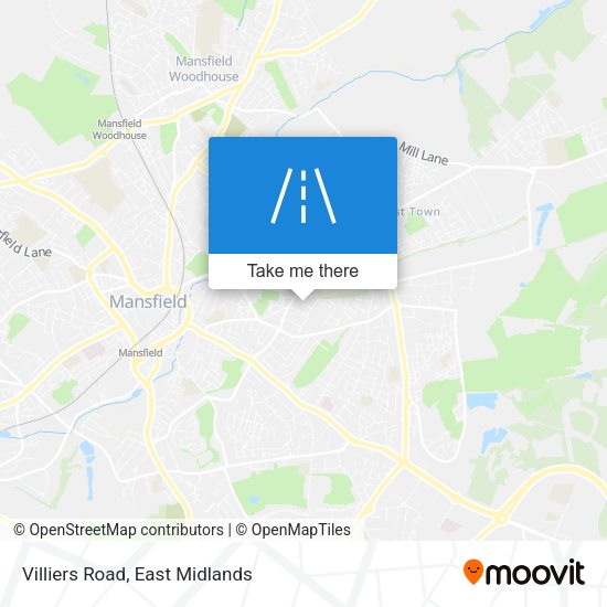 Villiers Road map