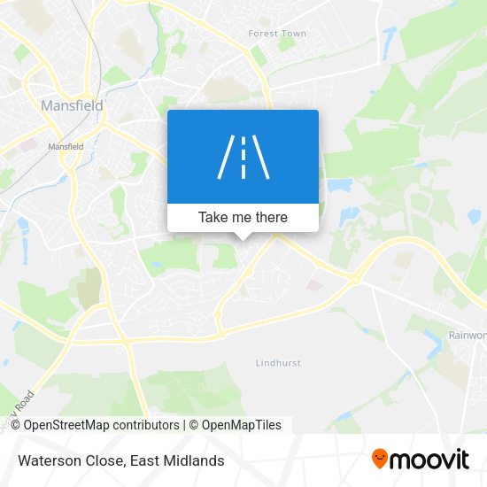 Waterson Close map