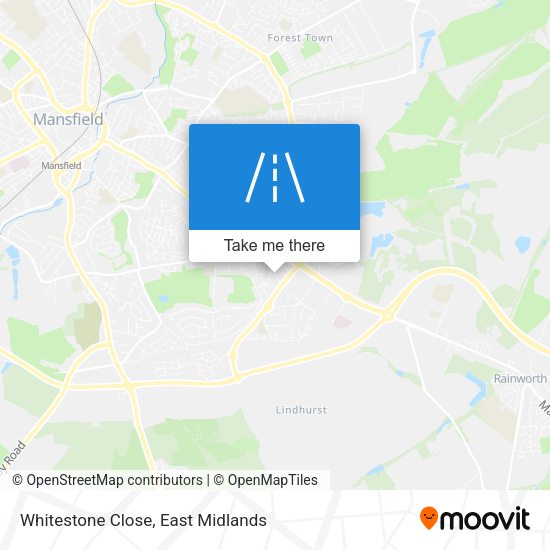 Whitestone Close map