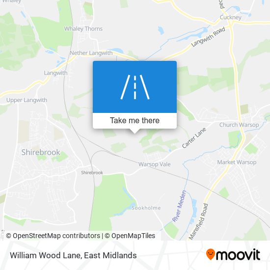 William Wood Lane map
