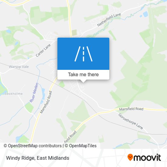 Windy Ridge map
