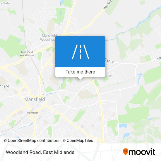 Woodland Road map