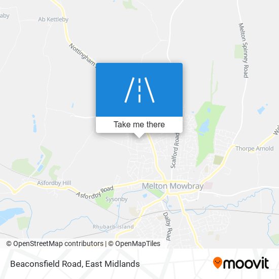 Beaconsfield Road map