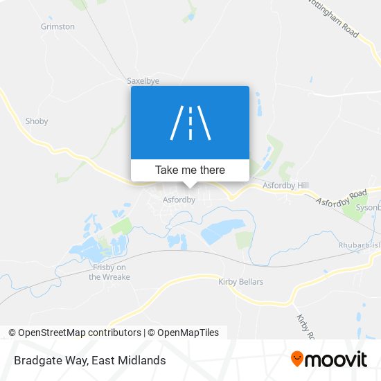 Bradgate Way map