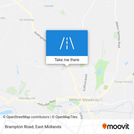 Brampton Road map