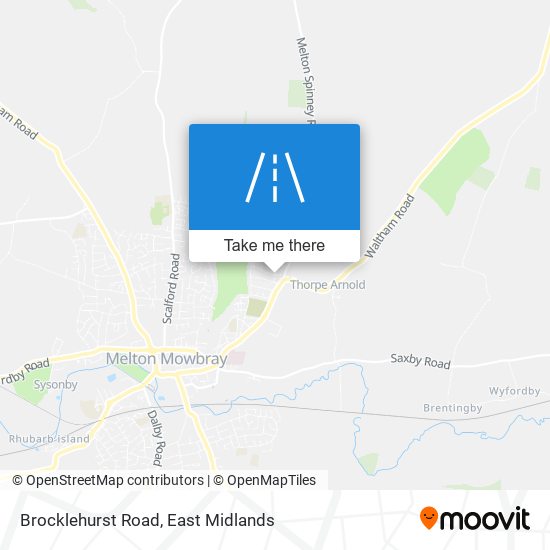 Brocklehurst Road map