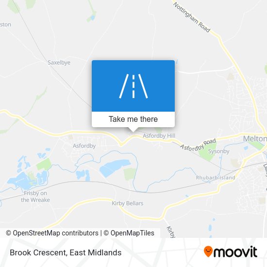 Brook Crescent map