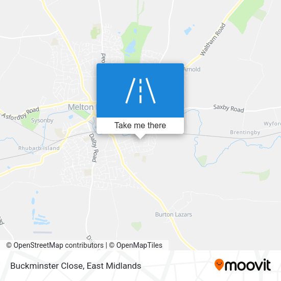 Buckminster Close map