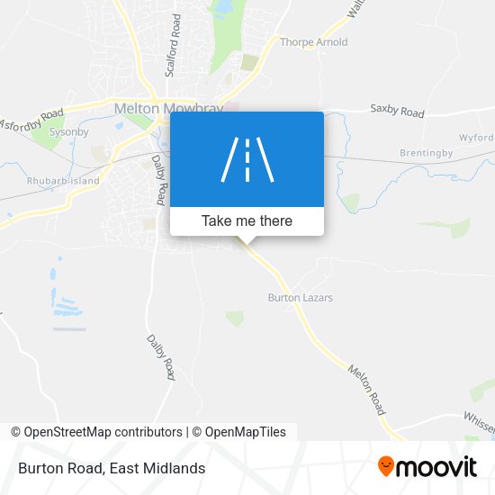 Burton Road map