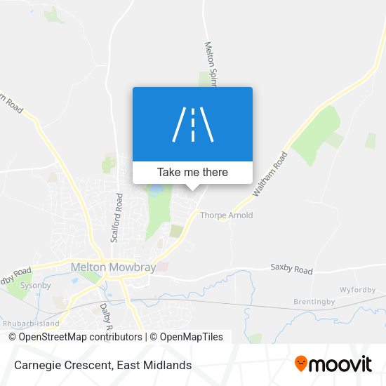 Carnegie Crescent map