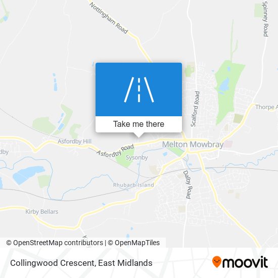 Collingwood Crescent map
