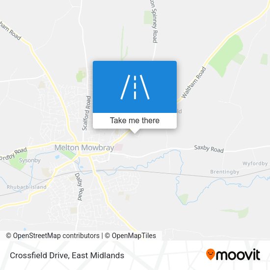 Crossfield Drive map