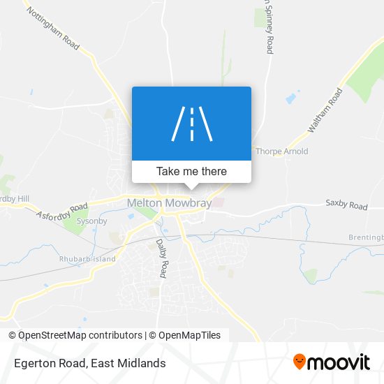 Egerton Road map