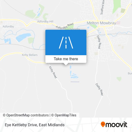 Eye Kettleby Drive map