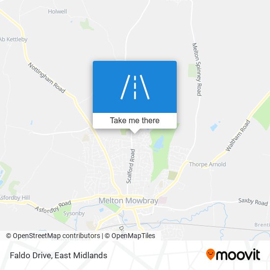 Faldo Drive map