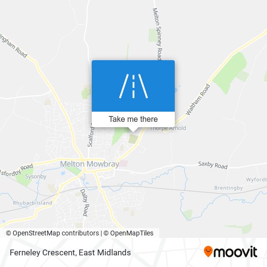 Ferneley Crescent map