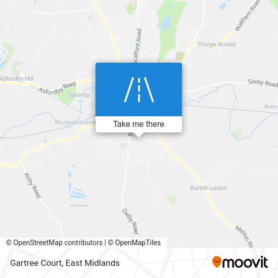 Gartree Court map
