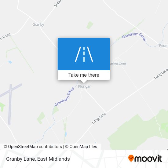 Granby Lane map
