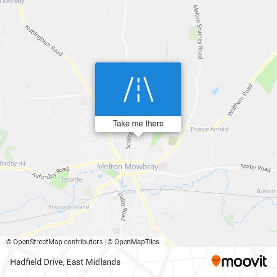 Hadfield Drive map
