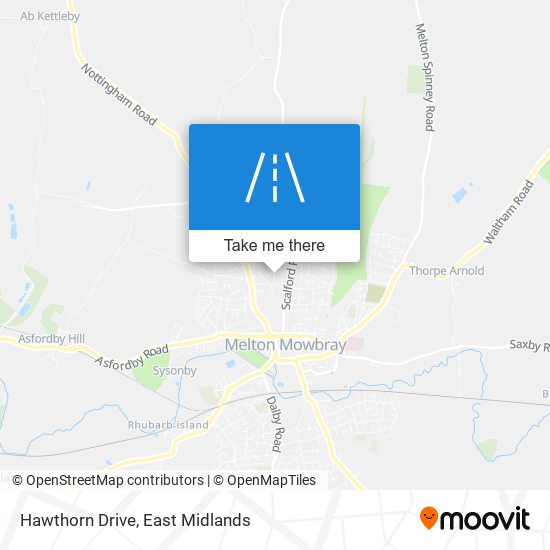 Hawthorn Drive map