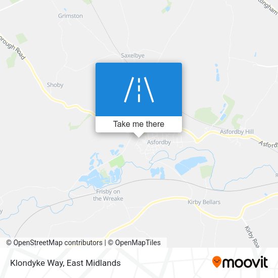 Klondyke Way map