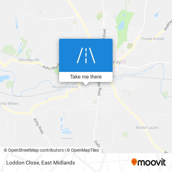 Loddon Close map