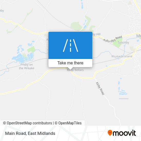 Main Road map
