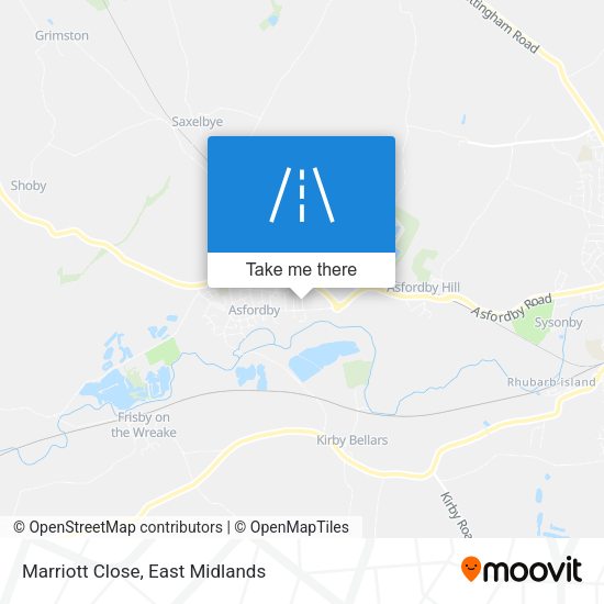 Marriott Close map