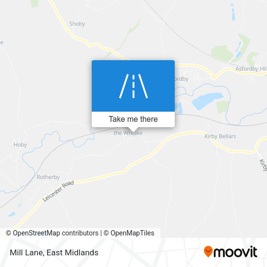 Mill Lane map