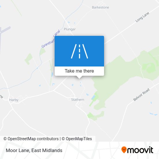 Moor Lane map