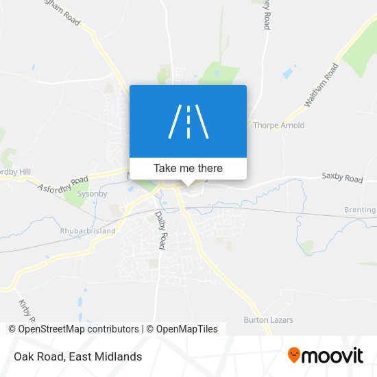 Oak Road map